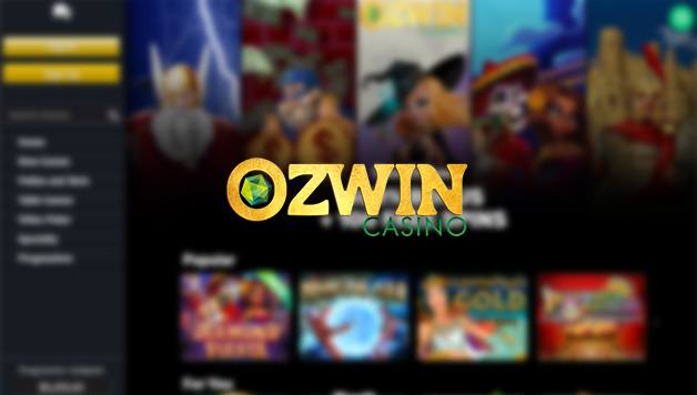 Ozwin casino signup and lobby page NZ Australia